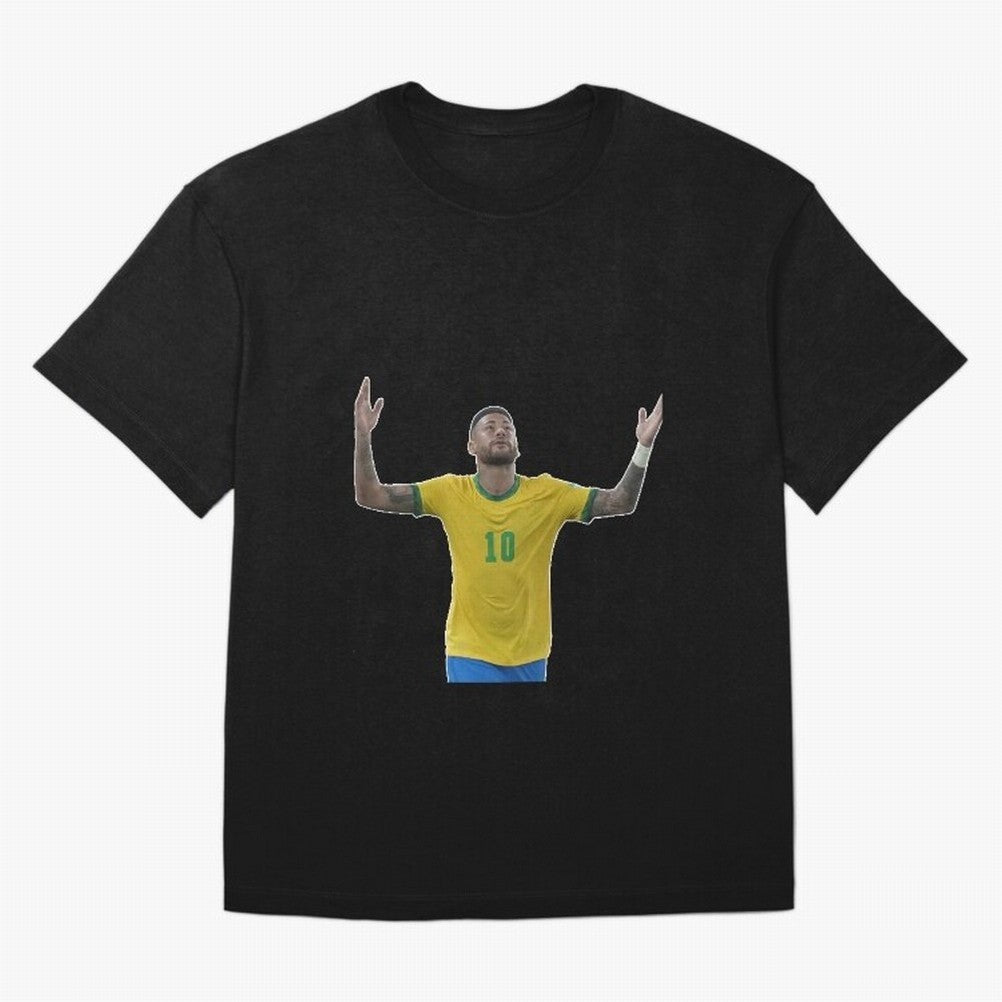 Neymar Jr. - Football Superstar Oversized T-Shirt Cheer through Every Moment of FIFA World Cup 2026 USA Canada Mexico for Fans of Cristiano Ronaldo, Haaland and CR7 and Portugal, Spain and Germany, Bringing Sports Nostalgia, International