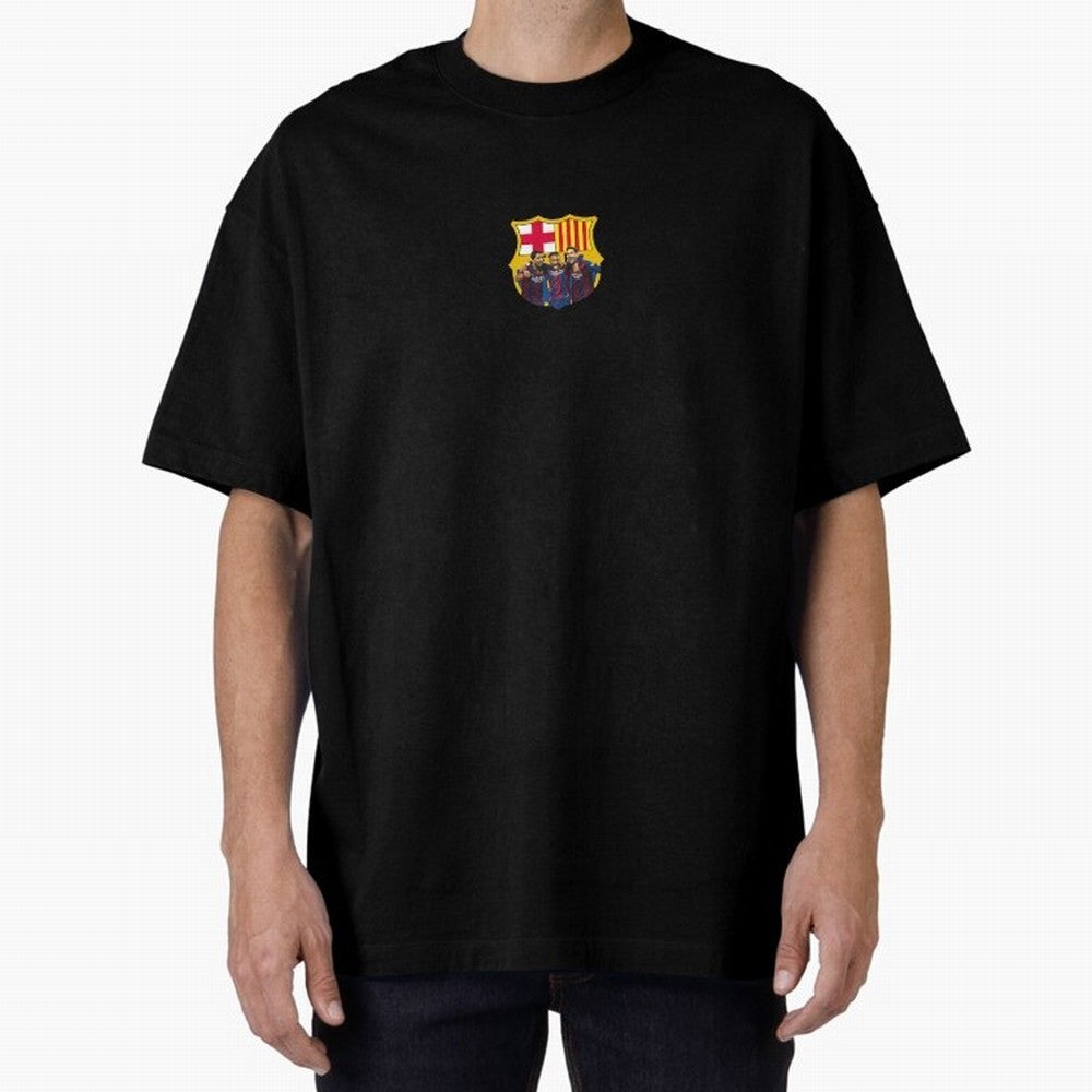 Barcelona logo, Massi, Neymar and Suar Premium T-Shirt Remember FIFA World Cup 2026 USA Canada Mexico for Fans of Messi, CR7 and Mbappe and Argentina and Brazil, Bringing Vintage Soccer Flavor, Modern Football Stars, National Flags and Final Night