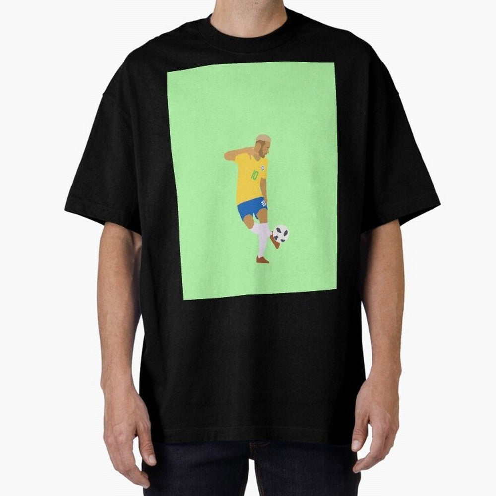 Neymar Brazil Football Control Skills Graphic T-Shirt Honor Champions and Dreams in Global Football Passion for FIFA World Cup 2026, Highlighting Messi, CR7 and Mbappe, Argentina, Tournament Hype, Historic Matchups, Family Viewing Parties and