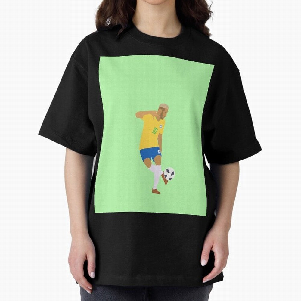 Neymar Brazil Football Control Skills Graphic T-Shirt Honor Champions and Dreams in Global Football Passion for FIFA World Cup 2026, Highlighting Messi, CR7 and Mbappe, Argentina, Tournament Hype, Historic Matchups, Family Viewing Parties and