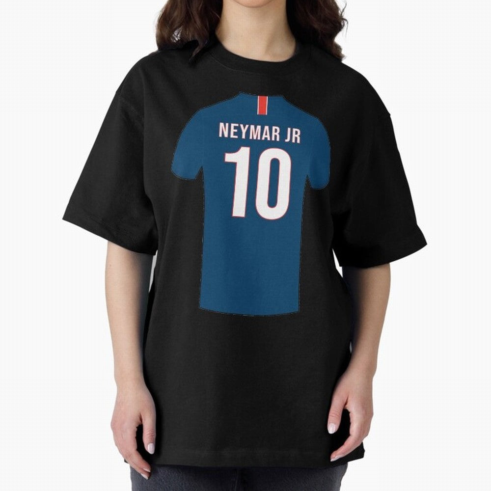 Neymar football jersey Oversized T-Shirt Fuel the Hype around FIFA World Cup 2026 for Fans of Messi, CR7 and Mbappe and Germany, Bringing Global Supporter Spirit, Legendary Goals, National Colors and Tournament Celebration; Great for Watch Parties,