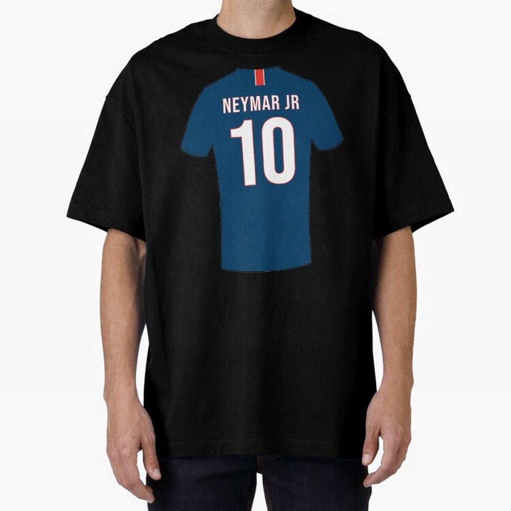 Neymar football jersey Oversized T-Shirt Fuel the Hype around FIFA World Cup 2026 for Fans of Messi, CR7 and Mbappe and Germany, Bringing Global Supporter Spirit, Legendary Goals, National Colors and Tournament Celebration; Great for Watch Parties,