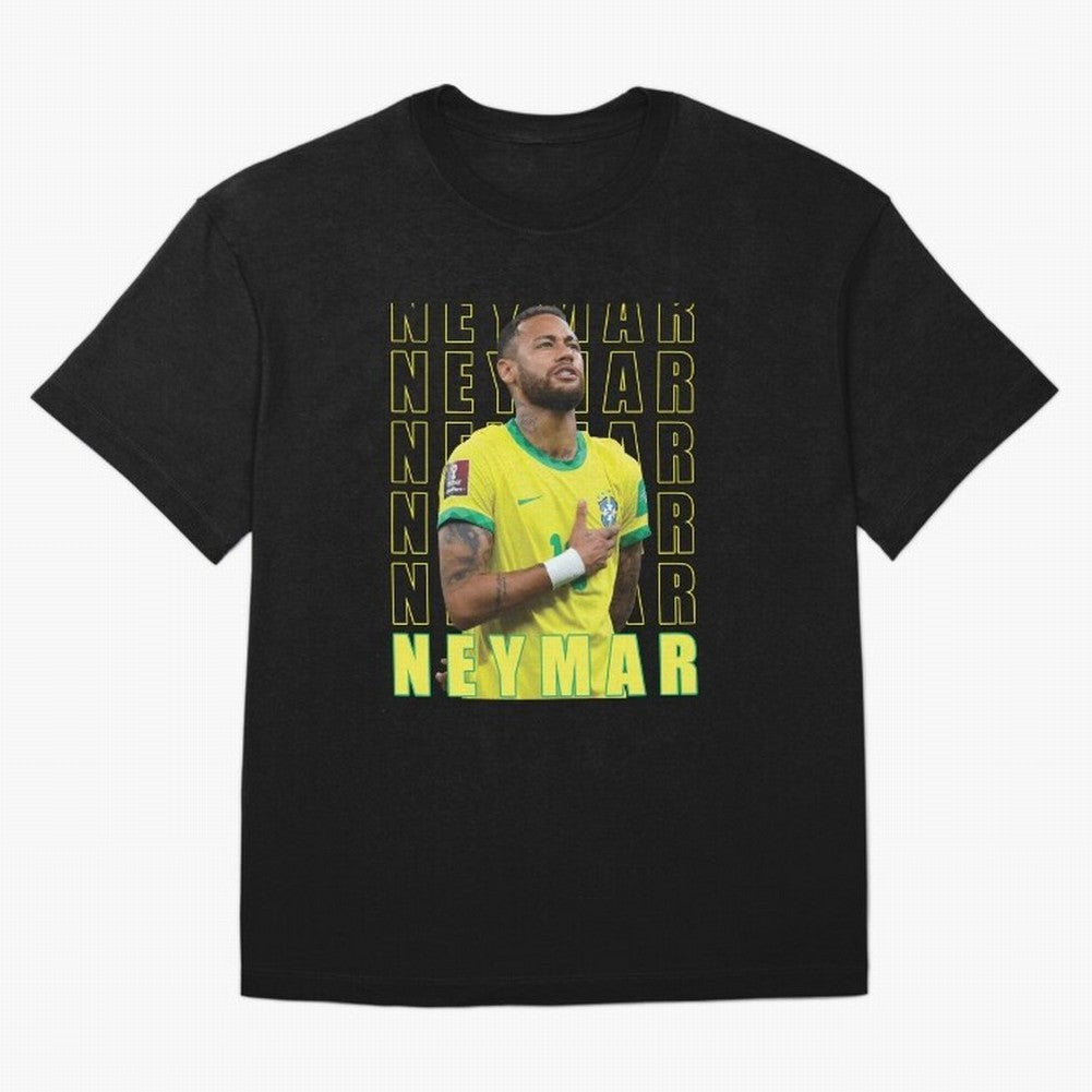 Neymar Brazil Design Oversized T-Shirt Celebrate the Next Chapter of FIFA World Cup 2026 Group Stage Celebrating Neymar, Portugal Energy, Supporter Pride, Iconic Celebrations, Legendary Names and Global Match Day Energy; Great for Watch Parties,
