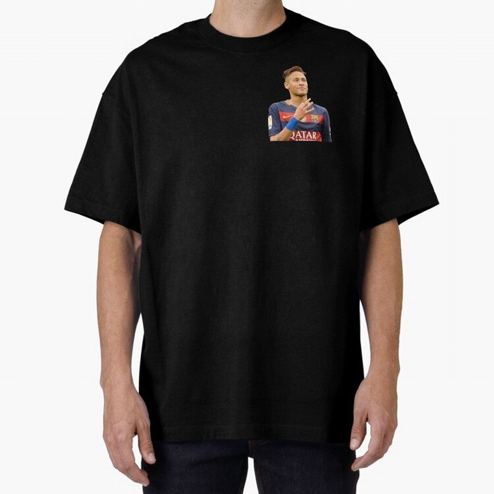 Neymar Oversized T-Shirt Honor Match Day Hype around FIFA World Cup 2026 Group Stage, Haaland and Mbappe, England and Germany, Global Supporter Spirit, Legendary Goals, National Colors and Tournament Celebration; Ideal for Football Dads, Football
