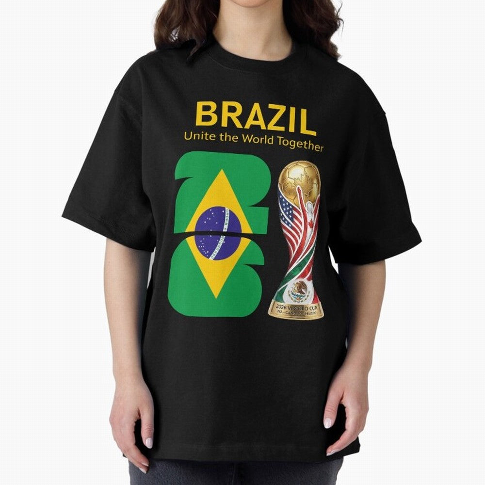 World Cup 2026, IMG 017, BRAZIL 001 Classic T-Shirt Relive FIFA World Cup 2026 USA Canada Mexico Driven by Mbappe and Neymar, Brazil Energy, Football Festival Excitement, Trophy Ambitions, Country Rivalries and Star Player Buzz; Made for Die Hard