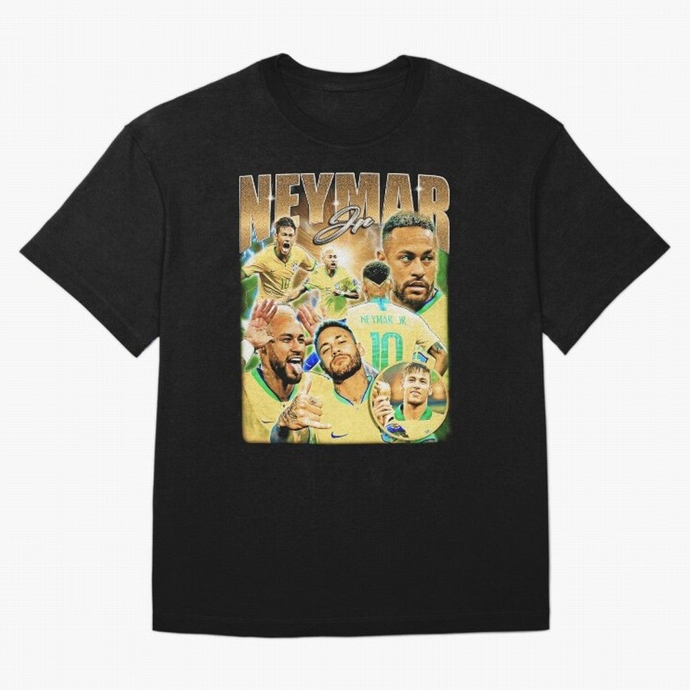 The Best Neymar 10 Vintage 90s Vintage Bootleg Style Oversized T-Shirt Relive Legendary Nights from FIFA World Cup 2026 USA Canada Mexico Made for CR7 and Messi, Spain Energy, Global Supporter Spirit, Legendary Goals, National Colors and Tournament
