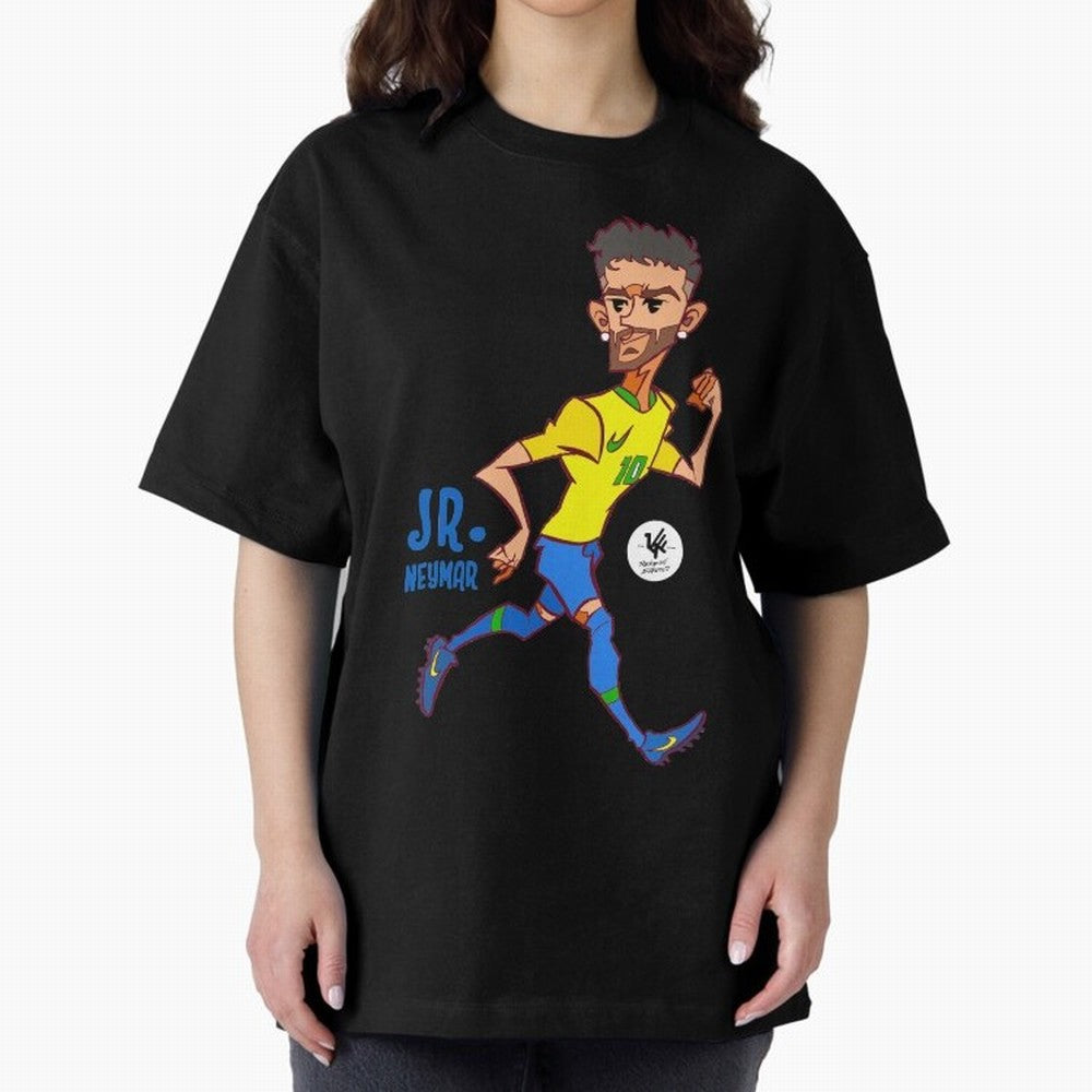 Neymar Oversized T-Shirt Unlock FIFA World Cup 2026 USA Canada Mexico with Cristiano Ronaldo, Argentina, France and Brazil Energy, Stadium Chants, National Pride, Trophy Dreams and Unforgettable Football Memories; Made for Collectors Who Enjoy
