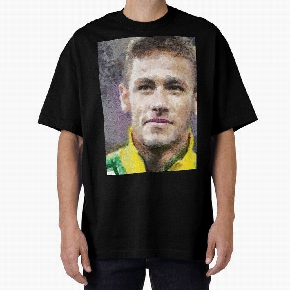 Neymar Oversized T-Shirt Follow Every Goal of the FIFA World Cup 2026 Journey through Messi and Cristiano Ronaldo Highlights, England and Germany Pride, Champion Mindset, Group Stage Buzz, Knockout Tension and Passionate Fan Culture; Ideal for