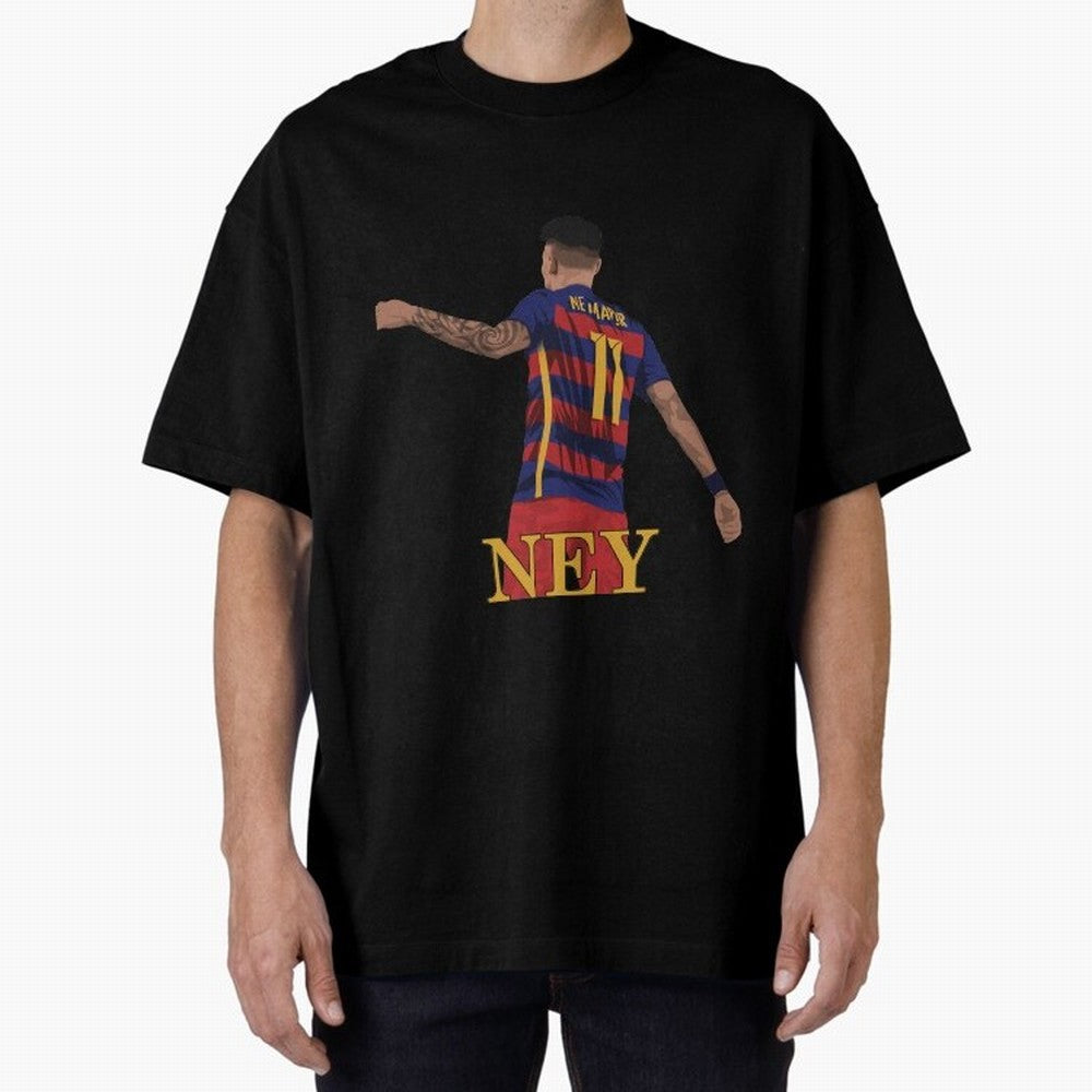 Neymar Oversized T-Shirt Join the Global Buzz around Global Football Passion for FIFA World Cup 2026, Featuring Haaland and Mbappe, Argentina, France and Brazil, Sports Nostalgia, International Competition, Famous Players and Unforgettable