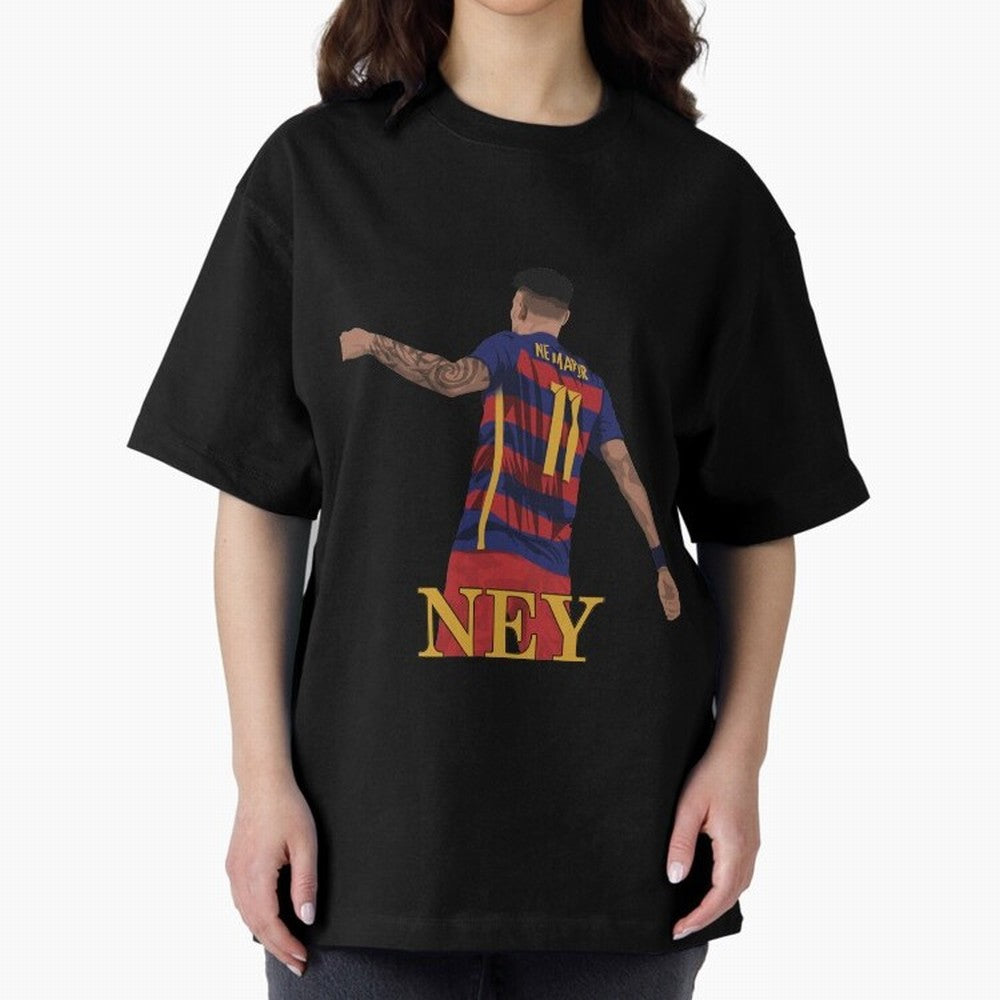 Neymar Oversized T-Shirt Join the Global Buzz around Global Football Passion for FIFA World Cup 2026, Featuring Haaland and Mbappe, Argentina, France and Brazil, Sports Nostalgia, International Competition, Famous Players and Unforgettable