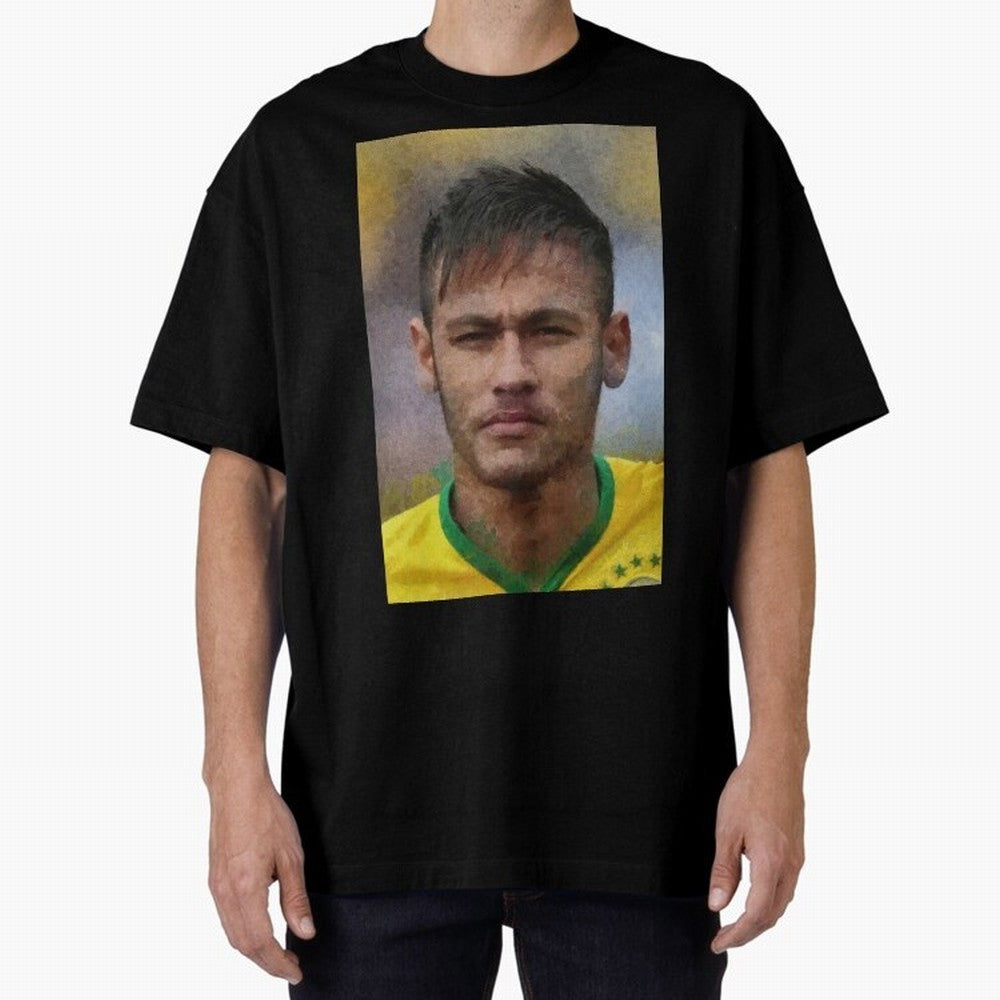 Neymar Oversized T-Shirt Keep Football History Alive during FIFA World Cup 2026 Group Stage Driven by Mbappe, France Energy, Global Supporter Spirit, Legendary Goals, National Colors and Tournament Celebration; Perfect for Fans, Collectors, Family