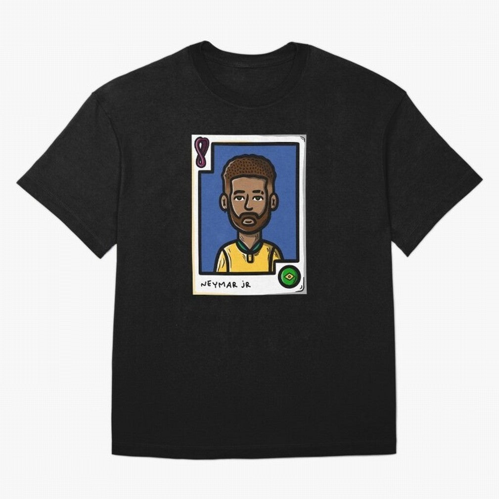 Neymar Classic T-Shirt Cheer for FIFA World Cup 2026 Spirit, Highlighting England, Messi, CR7 and Mbappe, Championship Spirit, Famous Goals, Roaring Crowds and International Football Unity; Perfect for Supporters Who Want Bold Football Energy,