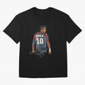 Neymar Brazilian Legend Art Oversized T-Shirt Carry FIFA World Cup 2026 Group Stage Spirit, Highlighting Portugal, Cristiano Ronaldo, Haaland and CR7, Tournament Hype, Historic Matchups, Family Viewing Parties and Global Sports Pride; Great for