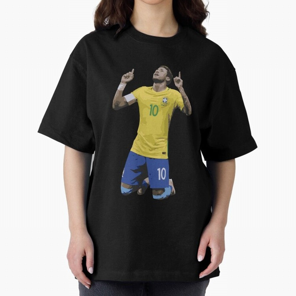 Neymar Brazil Celebration Sticker Essential T-Shirt Honor the Football Icons of FIFA World Cup 2026 USA Canada Mexico Spirit, Connected to Portugal, Spain and Germany, Mbappe and Neymar, Football Festival Excitement, Trophy Ambitions, Country