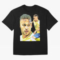 Neymar Futbol Oversized T-Shirt Show Passion for the Stars of Global Football Passion for FIFA World Cup 2026 Group Stage, Capturing CR7, Argentina and Brazil, Goal Celebration Energy, Supporter Heritage, Football Icons and Worldwide Tournament