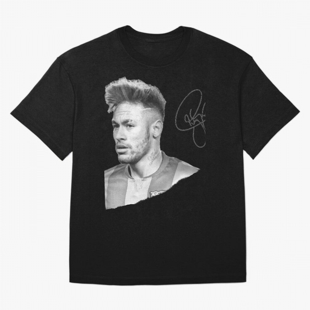 Neymar in black & white with signature Classic T-Shirt Celebrate Rivalries and Pride in FIFA World Cup 2026 USA Canada Mexico for Fans of CR7 and Messi and Netherlands, Bringing Global Supporter Spirit, Legendary Goals, National Colors and