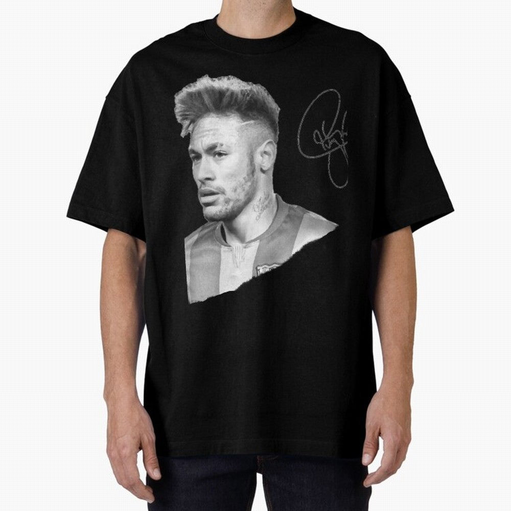Neymar in black & white with signature Classic T-Shirt Celebrate Rivalries and Pride in FIFA World Cup 2026 USA Canada Mexico for Fans of CR7 and Messi and Netherlands, Bringing Global Supporter Spirit, Legendary Goals, National Colors and