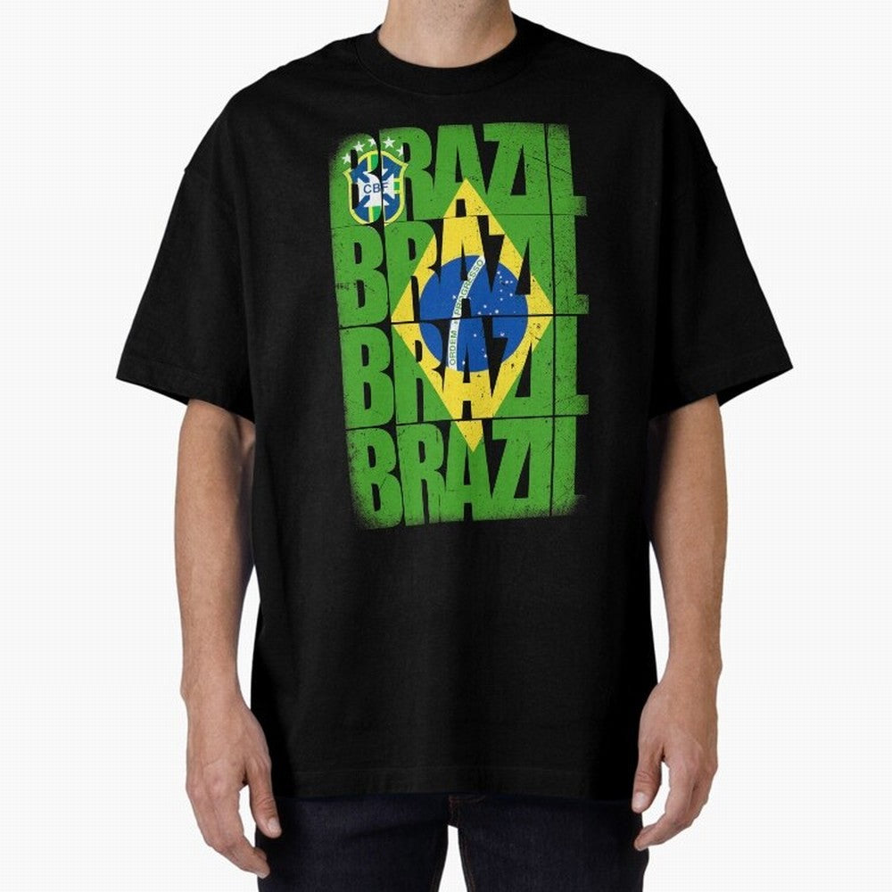 Brazil Champion Classic T-Shirt Keep the Match Day Mood of FIFA World Cup 2026 USA Canada Mexico for Fans of Messi and France and Portugal, Bringing Match Day Excitement, Supporter Culture, Golden Goals and Global Football Passion; Made for Die