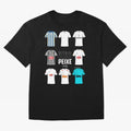 History in Shirts - Santos Classic T-Shirt Unlock Global Football Passion for FIFA World Cup 2026 Group Stage, Highlighting CR7 and Messi, France and Portugal, Classic Soccer Heritage, Championship Pressure, Fan Loyalty and International Pride;