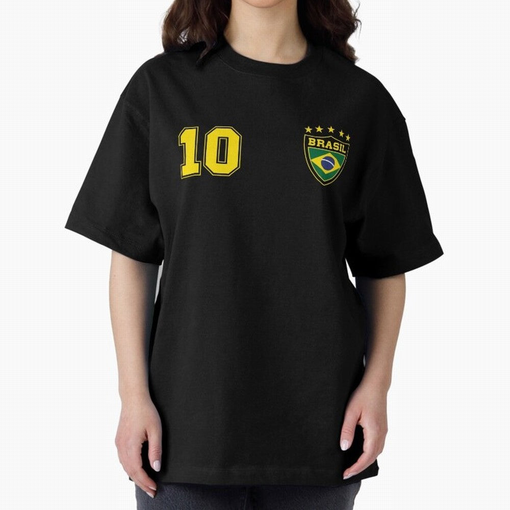 Classic Brasil Soccer No. 10 Brazil World Jersey Cup T Shirt Essential T-Shirt Build FIFA World Cup 2026 Made for Mbappe and Neymar, Germany Energy, Vintage Soccer Flavor, Modern Football Stars, National Flags and Final Night Emotion; Ideal for