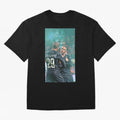 Art Neymar Wallpaper Oversized T-Shirt Experience FIFA World Cup 2026 USA Canada Mexico for Fans of Cristiano Ronaldo, Haaland and CR7 and Spain and Netherlands, Bringing Goal Celebration Energy, Supporter Heritage, Football Icons and Worldwide