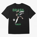 NEYMAR BRAZIL Oversized T-Shirt Bring Legendary Rivalry Energy to FIFA World Cup 2026 USA Canada Mexico Connected to Neymar, Haaland and Cristiano Ronaldo, Spain Energy, Stadium Chants, National Pride, Trophy Dreams and Unforgettable Football