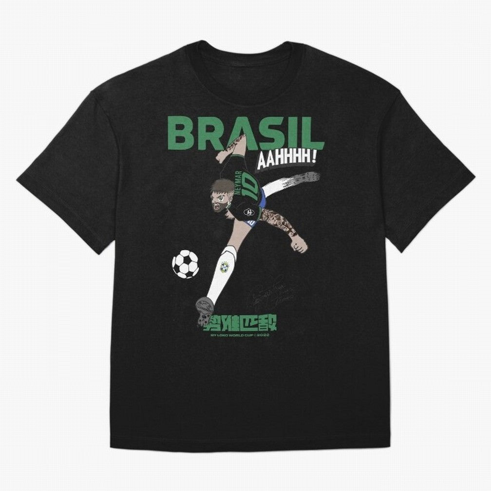NEYMAR BRAZIL Oversized T-Shirt Bring Legendary Rivalry Energy to FIFA World Cup 2026 USA Canada Mexico Connected to Neymar, Haaland and Cristiano Ronaldo, Spain Energy, Stadium Chants, National Pride, Trophy Dreams and Unforgettable Football