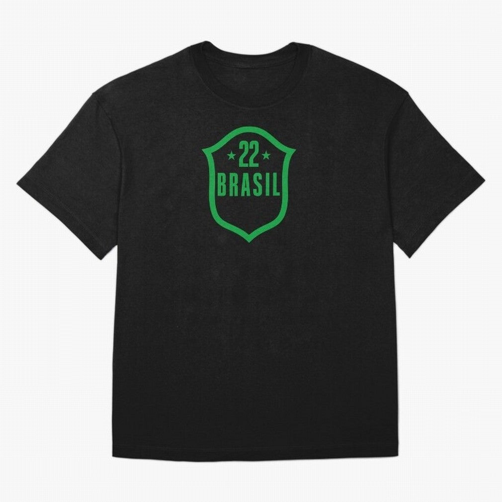 BRASIL 22 Classic T-Shirt Live the Energy of the FIFA World Cup 2026 Journey through Messi, CR7 and Mbappe Highlights, Argentina, France and Brazil Pride, Football Festival Excitement, Trophy Ambitions, Country Rivalries and Star Player Buzz; Made