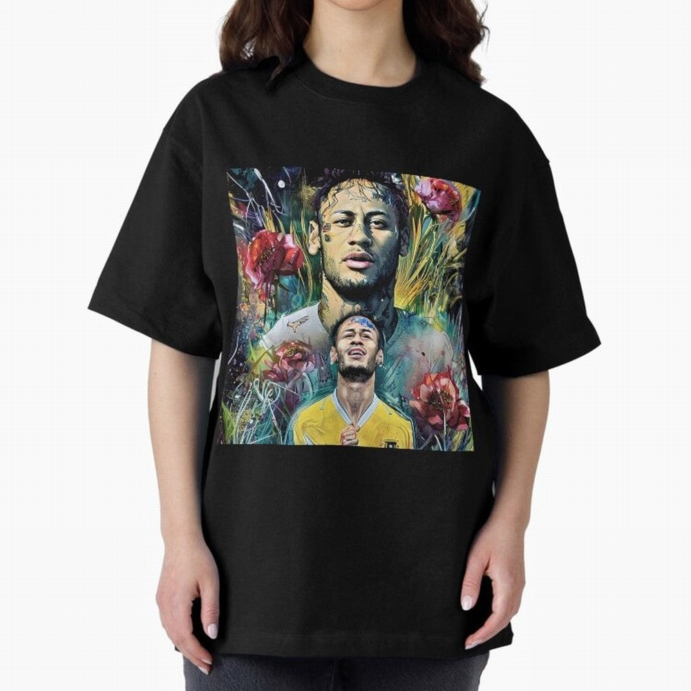 Double Neymar Classic T-Shirt Bring Bold Fan Energy to Global Football Passion for FIFA World Cup 2026 USA Canada Mexico, Made for Haaland, England, Football Passion, Legendary Performances, Festival Vibes and Supporter Community; Created for Match