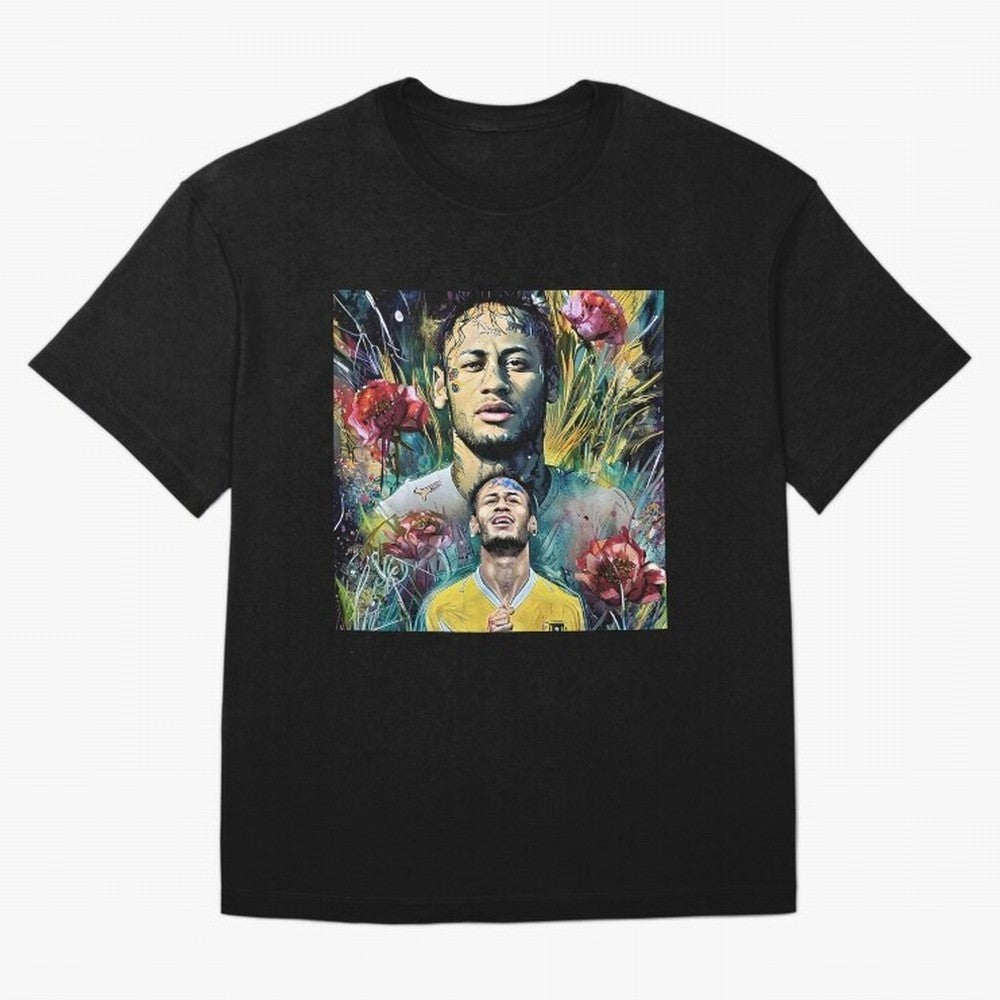 Double Neymar Classic T-Shirt Bring Bold Fan Energy to Global Football Passion for FIFA World Cup 2026 USA Canada Mexico, Made for Haaland, England, Football Passion, Legendary Performances, Festival Vibes and Supporter Community; Created for Match