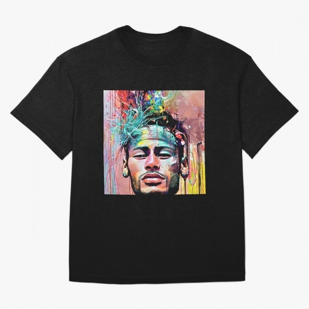 Colorful Neymar Oversized T-Shirt Bring Trophy Dreams to FIFA World Cup 2026 for Fans of Messi, CR7 and Mbappe and Argentina, France and Brazil, Bringing Champion Mindset, Group Stage Buzz, Knockout Tension and Passionate Fan Culture; Ideal for
