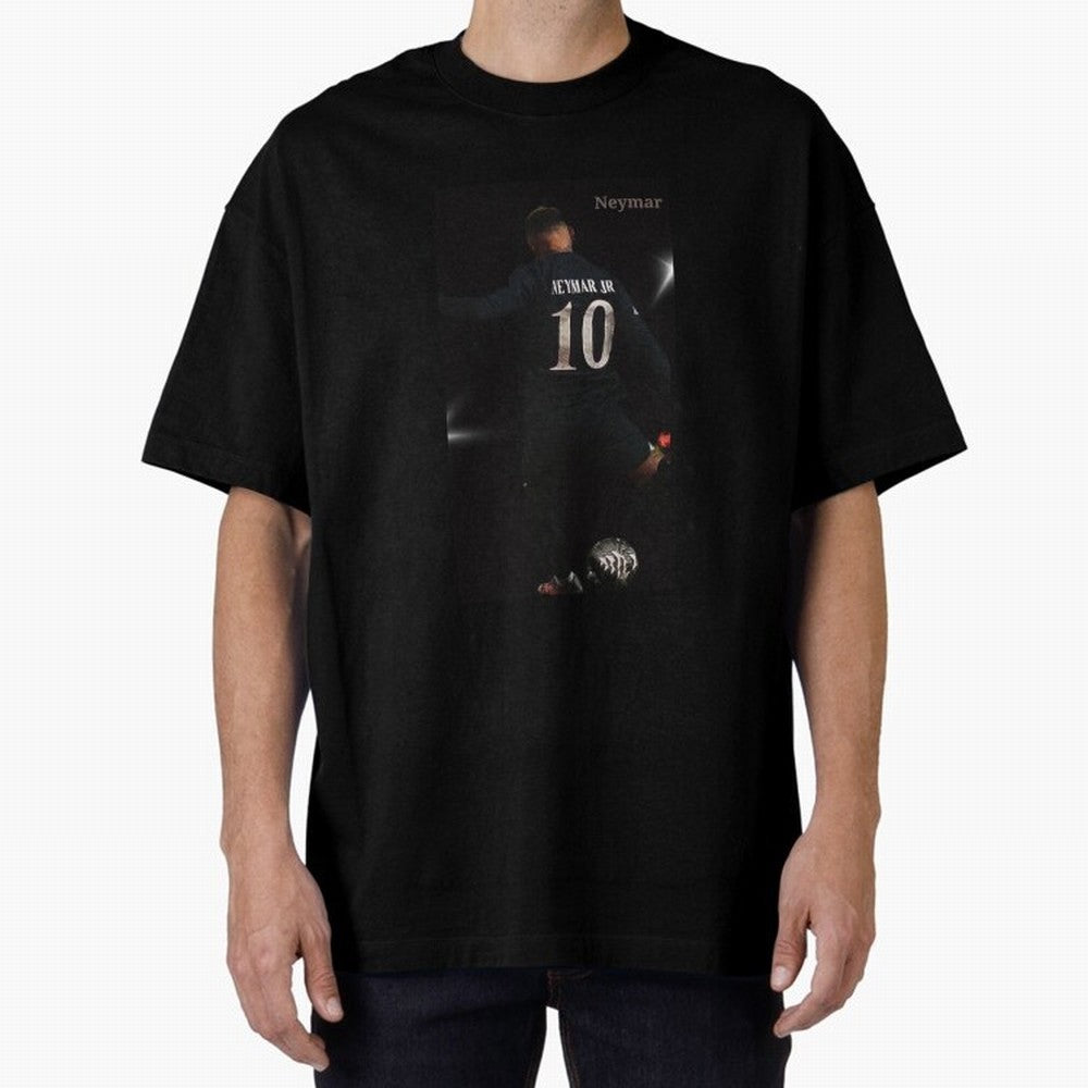 Neymar black version Oversized T-Shirt Represent the FIFA World Cup 2026 Group Stage Journey through Haaland Highlights, Argentina Pride, Vintage Soccer Flavor, Modern Football Stars, National Flags and Final Night Emotion; Created for Match Day