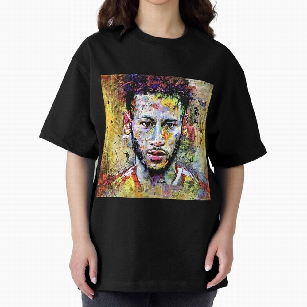 Impression on Neymar Classic T-Shirt Follow the Road to the FIFA World Cup 2026 Journey through Messi and Cristiano Ronaldo Highlights, France and Portugal Pride, Worldwide Fan Energy, Dramatic Goals, Stadium Lights and Championship Celebrations;