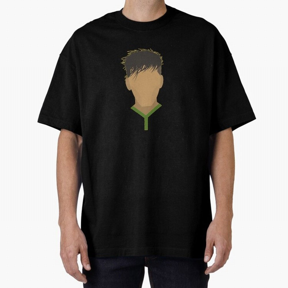 Neymar Brazil Football Design Oversized T-Shirt Showcase FIFA World Cup 2026 Spirit, Driven by Argentina and Brazil, Neymar, Haaland and Cristiano Ronaldo, Sports Nostalgia, International Competition, Famous Players and Unforgettable Victories;