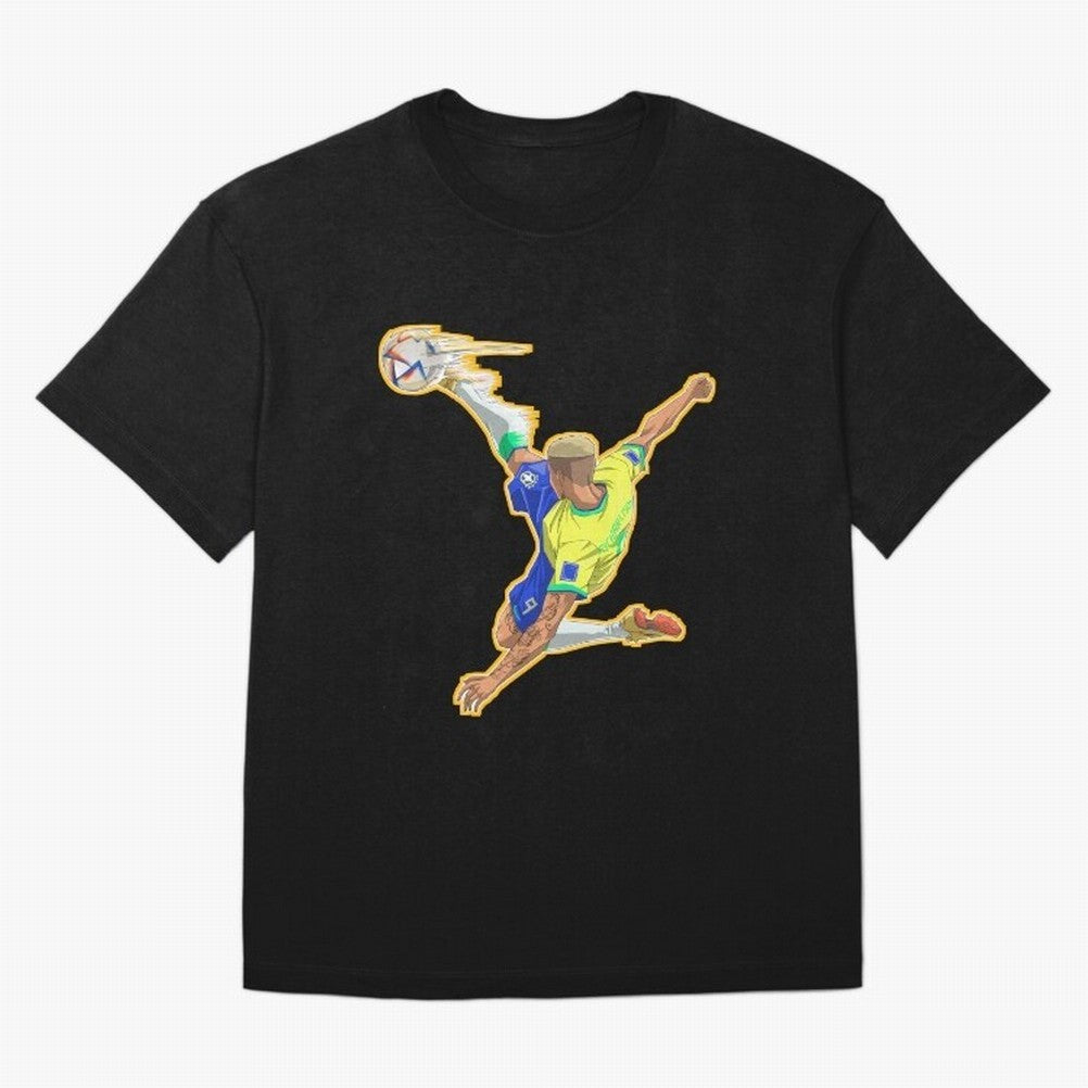 Richarlison Anime Goal Essential T-Shirt Keep the Match Day Mood of FIFA World Cup 2026 USA Canada Mexico Spirit, Featuring Spain and Netherlands, Haaland, Game Day Rituals, Football Legends, Country Pride and the Road to the Final; Ideal for