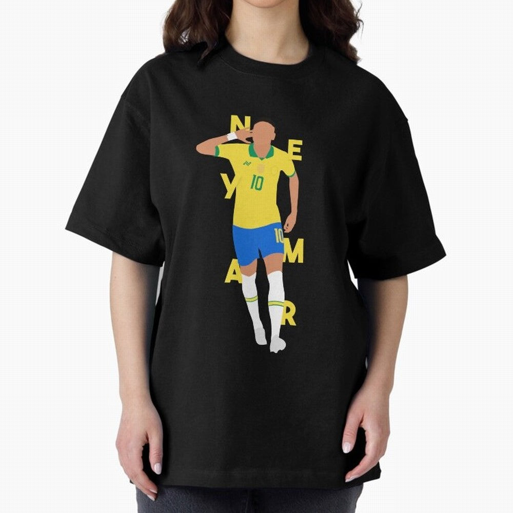 Neymar x Brazil Classic T-Shirt Enjoy Match Day Hype around FIFA World Cup 2026 USA Canada Mexico, Messi, CR7 and Mbappe, Brazil, Portugal and Argentina, Classic Soccer Heritage, Championship Pressure, Fan Loyalty and International Pride; Made for