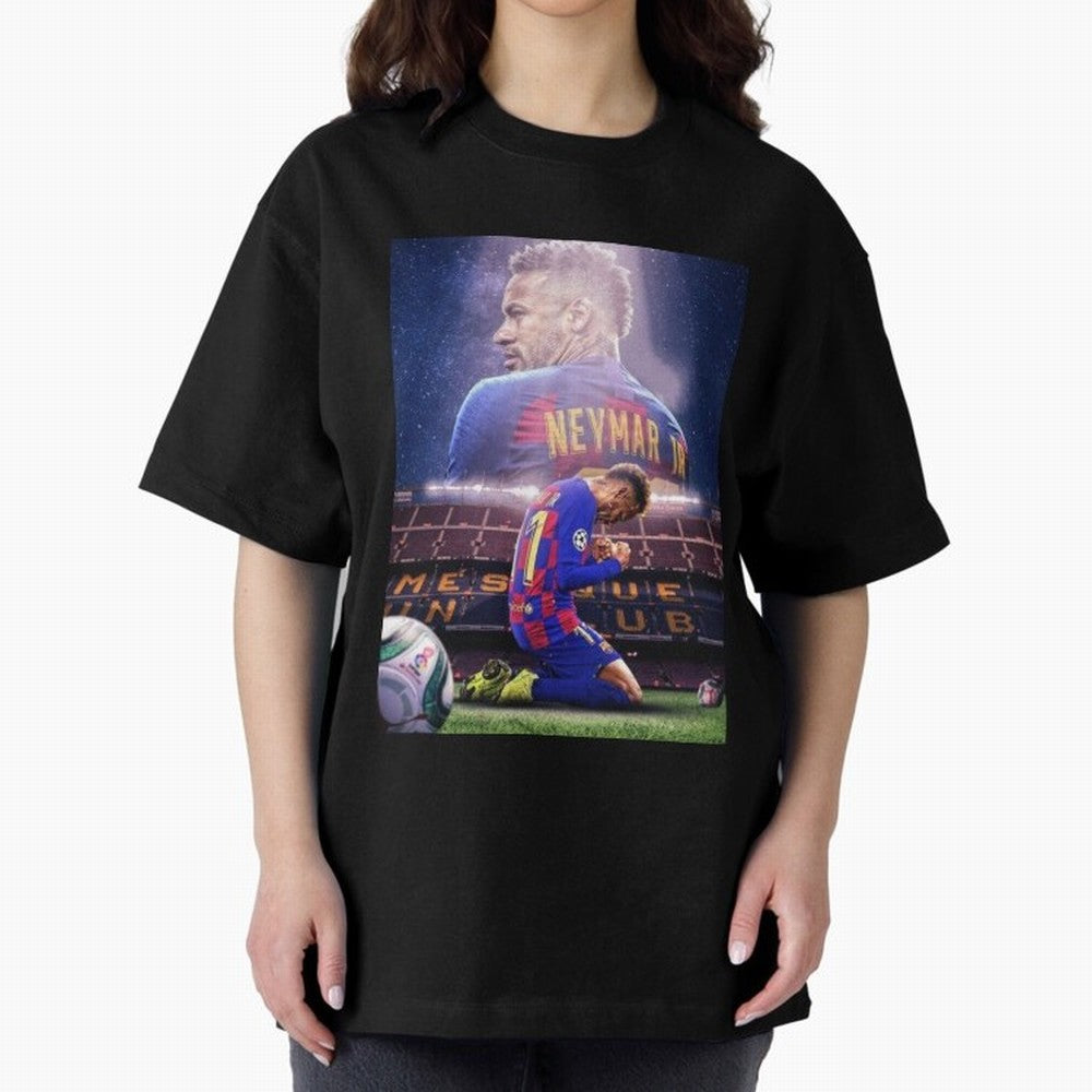 Art Wallpaper Neymar Classic T-Shirt Feel the Trophy Chase of Match Day Hype around FIFA World Cup 2026 Group Stage, Haaland, France, Football History, Final Match Energy, Crowd Noise and Once in a Lifetime Moments; Great for Watch Parties, Sports