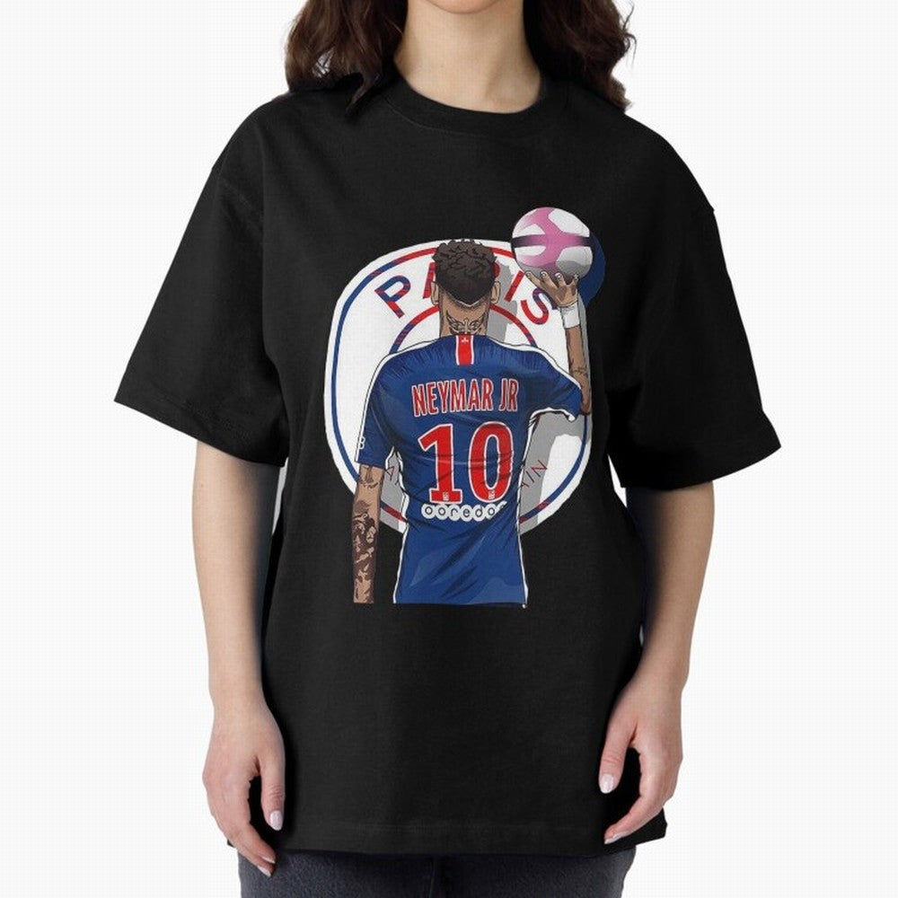 Art Neymar Illustration Classic T-Shirt Remember Iconic Moments from Match Day Hype around FIFA World Cup 2026 Group Stage, CR7, France and Portugal, Global Supporter Spirit, Legendary Goals, National Colors and Tournament Celebration; Made for Die