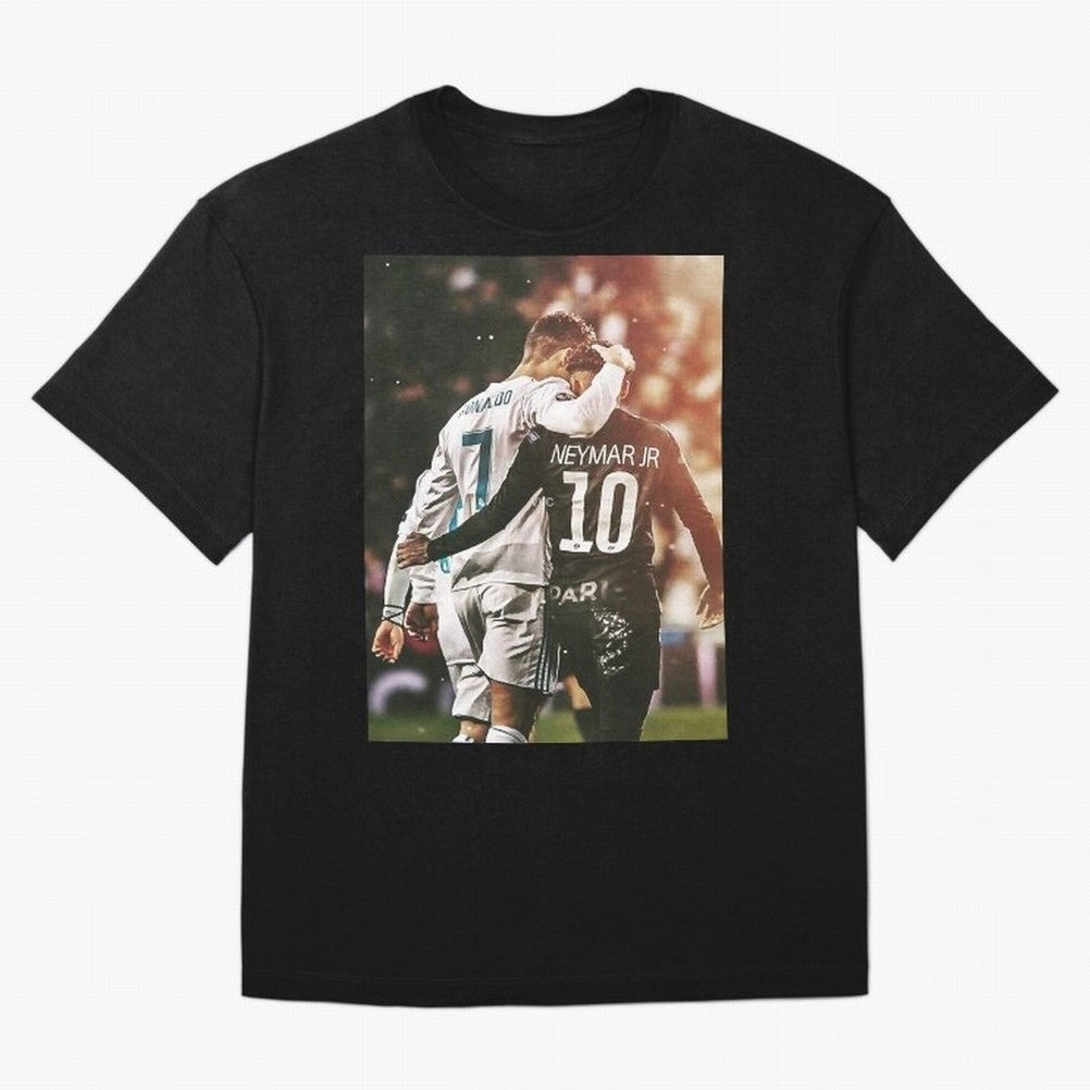 CR7 N Neymar Essential T-Shirt Bring Home the FIFA World Cup 2026 Group Stage Journey through Haaland Highlights, England Pride, Retro Football Energy, Iconic Rivalries, Trophy Chase Drama and Stadium Atmosphere; Built for Supporters Chasing Trophy