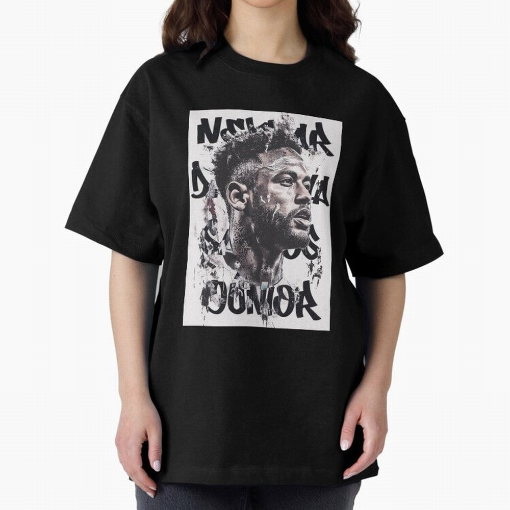 Potrait artistic collage of Neymar Classic T-Shirt Share FIFA World Cup 2026 with Messi, Neymar and Mbappe, Spain and Netherlands Energy, Football Festival Excitement, Trophy Ambitions, Country Rivalries and Star Player Buzz; Created for Match Day