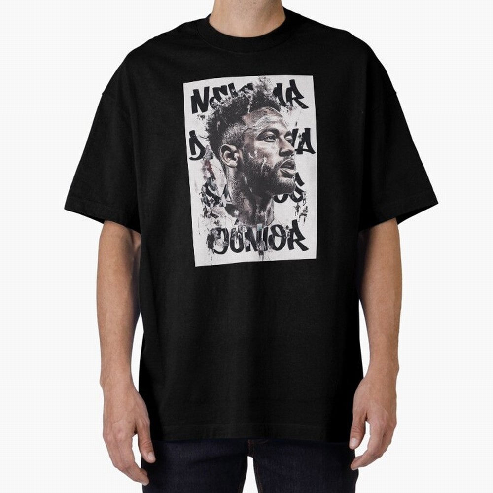 Potrait artistic collage of Neymar Classic T-Shirt Share FIFA World Cup 2026 with Messi, Neymar and Mbappe, Spain and Netherlands Energy, Football Festival Excitement, Trophy Ambitions, Country Rivalries and Star Player Buzz; Created for Match Day