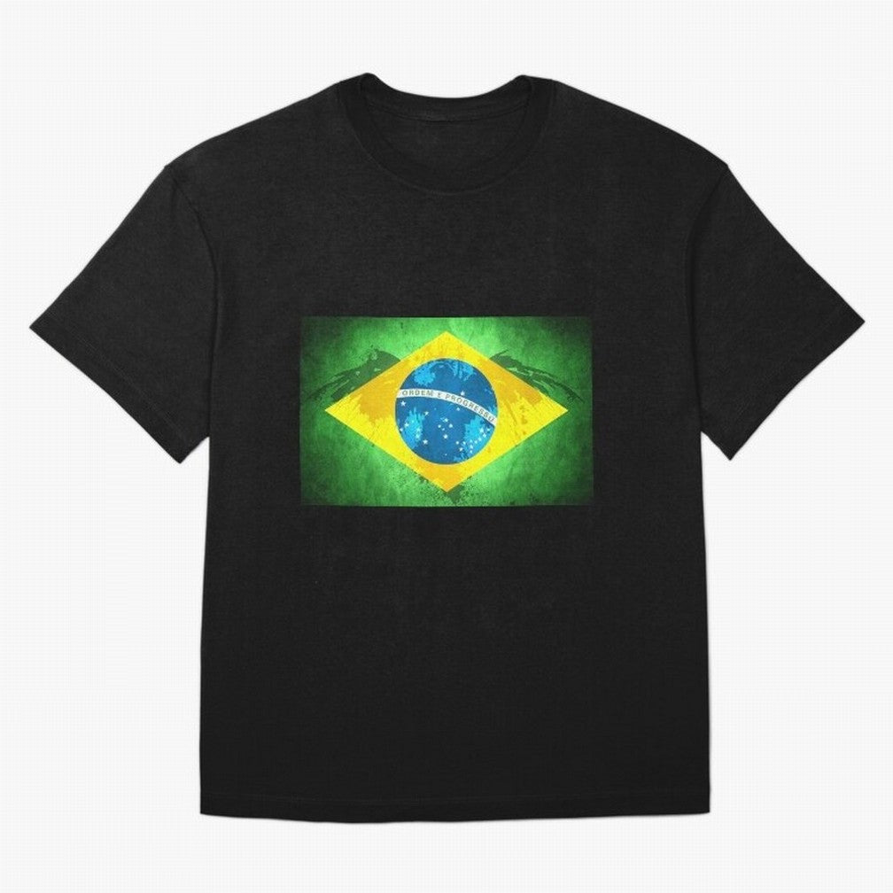 Brazil Oversized T-Shirt Back the Journey through FIFA World Cup 2026 Group Stage Spirit, Capturing France and Portugal, Messi and Cristiano Ronaldo, Worldwide Fan Energy, Dramatic Goals, Stadium Lights and Championship Celebrations; Perfect for