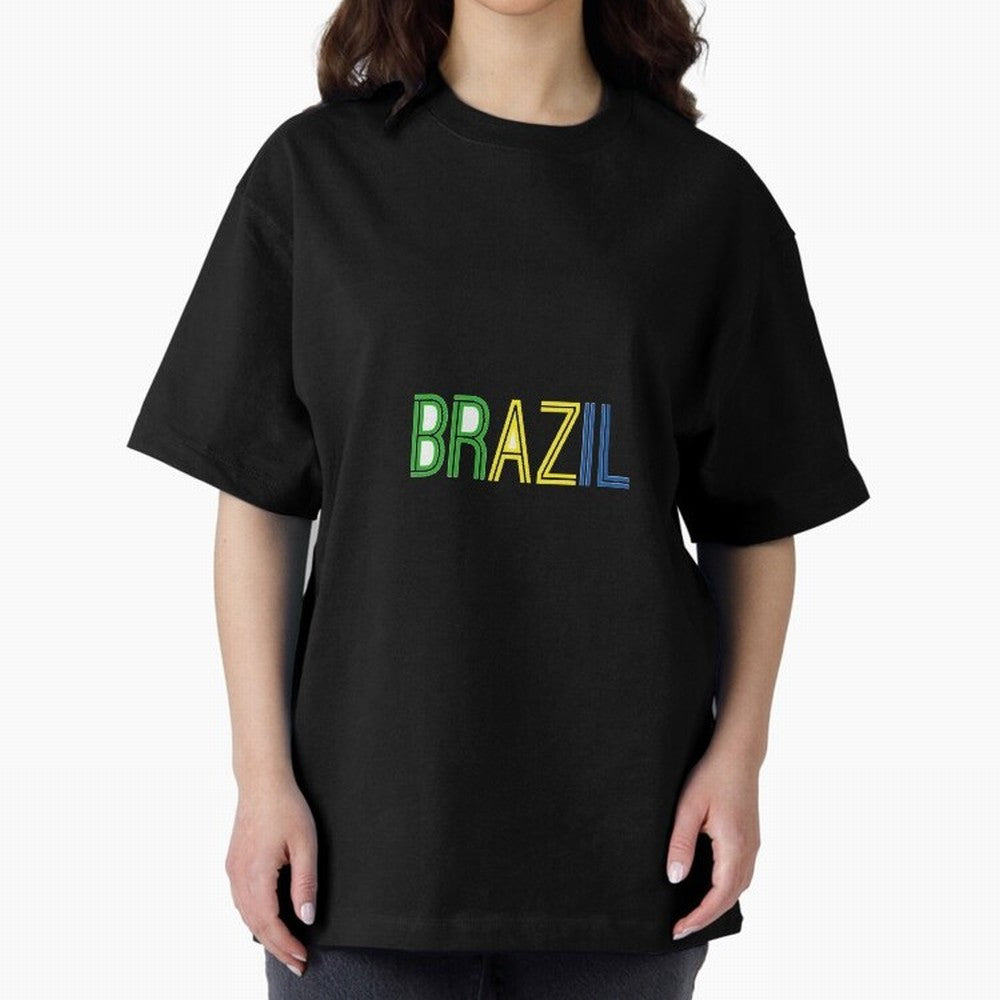 Simple Brazil Sticker Classic T-Shirt Show Fan Pride Across Global Football Passion for FIFA World Cup 2026 Group Stage, Connected to Messi, CR7 and Mbappe, France and Portugal, Soccer Culture, Superstar Moments, National Team Dreams and