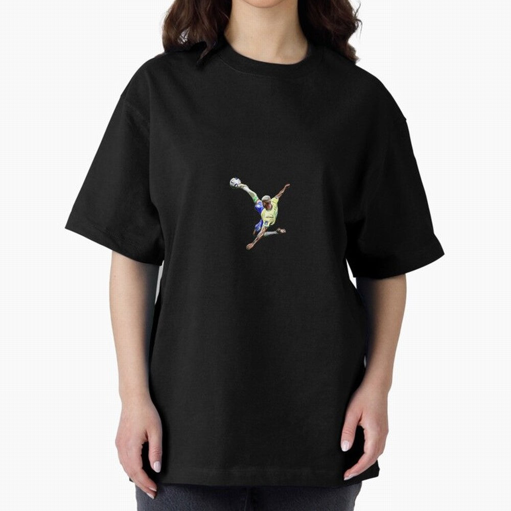 Richarlison best goal Oversized T-Shirt Bring Bold Fan Energy to FIFA World Cup 2026 Inspired by Cristiano Ronaldo, Haaland and CR7, France Energy, Football History, Final Match Energy, Crowd Noise and Once in a Lifetime Moments; Perfect for