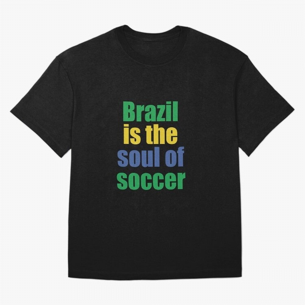 brasil Classic T-Shirt Capture FIFA World Cup 2026 Spirit, Centered on Portugal, Haaland and Mbappe, Football History, Final Match Energy, Crowd Noise and Once in a Lifetime Moments; Created for Match Day Parties, Soccer Gifts, Fan Photos, Travel