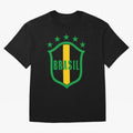BRASIL LOGO 002 Oversized T-Shirt Back the Journey through FIFA World Cup 2026 Group Stage for Fans of Haaland and Mbappe and Spain, Bringing Champion Mindset, Group Stage Buzz, Knockout Tension and Passionate Fan Culture; Perfect for People Who
