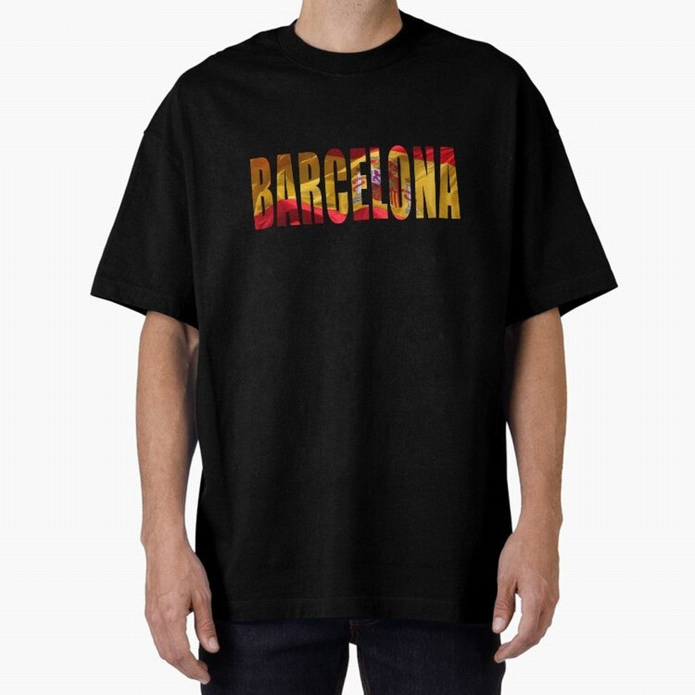 Barcelona city 2 Oversized T-Shirt Bring International Match Energy to FIFA World Cup 2026 for Fans of Neymar, Haaland and Cristiano Ronaldo and France, Bringing Match Day Excitement, Supporter Culture, Golden Goals and Global Football Passion;