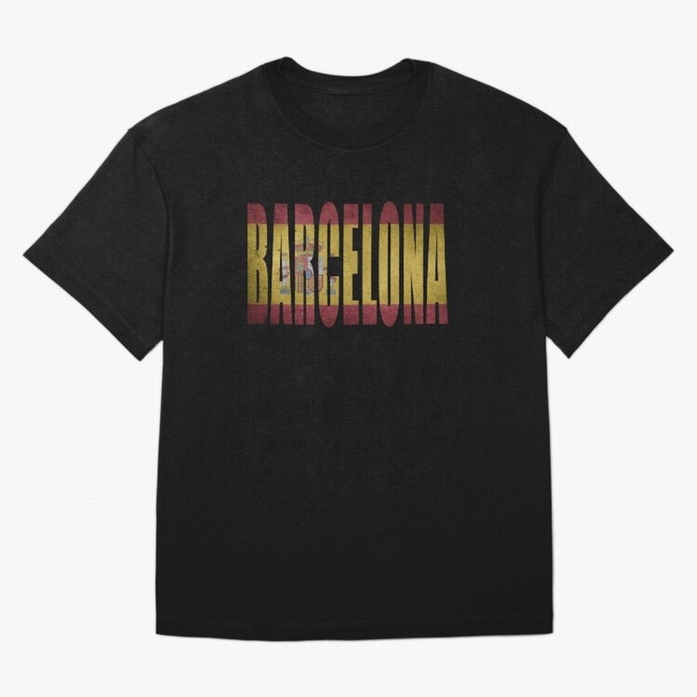 Barcelona city Oversized T-Shirt Experience the Global Stage of FIFA World Cup 2026 Group Stage Built around Mbappe and Neymar, Argentina, France and Brazil Energy, Stadium Chants, National Pride, Trophy Dreams and Unforgettable Football Memories;