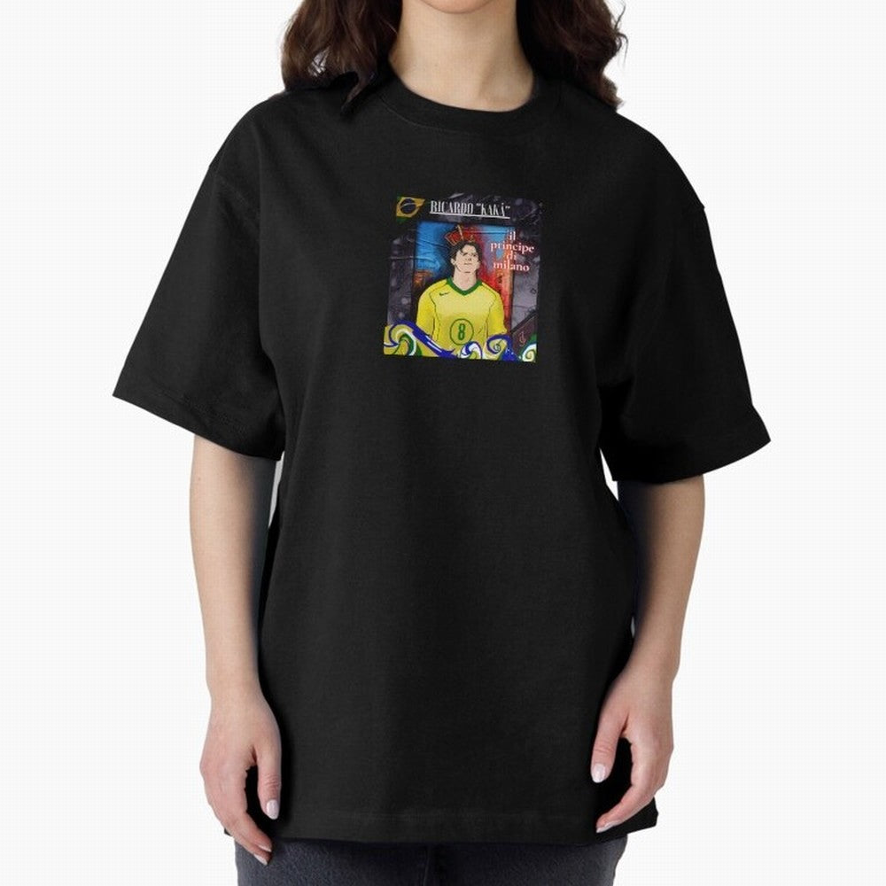 Ricardo Kak¨¢ Classic T-Shirt Celebrate Golden Goal Energy in Global Football Passion for FIFA World Cup 2026 Group Stage, Featuring Messi, CR7 and Mbappe, Spain, Champion Mindset, Group Stage Buzz, Knockout Tension and Passionate Fan Culture; Made