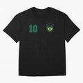 Classic Brasil Soccer No. 10 Brazil World Jersey Cup T Shirt Classic T-Shirt Celebrate National Team Dreams in Global Football Passion for FIFA World Cup 2026, Inspired by Haaland, Argentina and Brazil, Football Passion, Legendary Performances,
